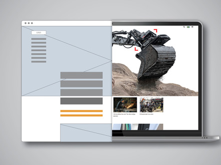 Blogg Prototyp Mockup