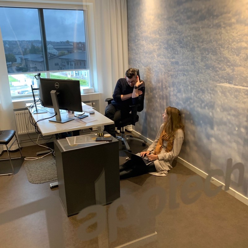 Apptech Kontor Hudik Jobbar